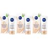 Nivea 5 in 1 BB Cream Super Idratante 24H No Stop Naturale 50 ml, Crema viso colorata con SPF15 3x50 ml