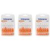 Interprox Super micro 6 Scovolini Arancioni, Anti-Placca e Anti-Carie per spazi interdentali più piccoli (PHD 09) 3x6 Pc