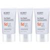 KORFF Sun Repair Fluido Viso Lenitivo Spf 50+ 3x40 ml