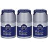 Nivea Men Anti-Age Hyaluron Crema Viso Idratante FP15 50 ml, viso uomo antirughe pelli mature 3x50 ml