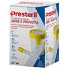 PRESTERIL Contenitore analisi urina con provetta integrata + sottovuoto 4x1 St