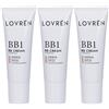 Lovren Crema Colorata 7 Effetti Viso Decollete Colore BB1 Media 3x25 ml