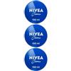 Nivea Creme 150 ml, Crema idratante corpo, viso e mani multiuso con Eucerit, Glicerina Pantenolo 3x150 ml