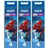 Oral-B Kids Spiderman Testine Ricambio 3x4 St