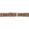 Eichmüller since 1950 Eichmüller Uhrenarmband Lederband Vintage Look braun Niete 757