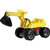 LENA - Giga Trucks PRO X Ride-On Escavatore per 3+ Anni Bambini, Giallo