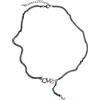 Urban Classics Unisex Love Necklace gunmetal, one size
