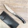 Ladymsardegna COLTELLO ARTIGIANALE 20 CM arburesa manico corno di Montone scanno ANIMA
