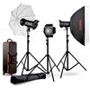 Godox Kit flash da studio 2 Godox QTII 2xQT400IIM QT600IIM