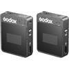 Godox Movelink II M1 Sistema microfonico wireless a 2,4GHz compatto (Nero)