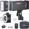 GODOX AD200Pro II - Flash tascabile da 200 W, 2.4 G, 1/512 fino a piena potenza. AD200 Pro II AD 200 Pro II