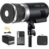 Godox AD300Pro TTL Flash Flash Portatile con Batteria 2.4G HSS 1/8000s, 3000-6000K, attacco bowens
