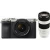 Sony Alpha ILCE-7C II silver + 28-60mm + 70-200mm f/4.0