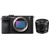 Sony Alpha ILCE-7C II black + Sony SEL PZ 10-20mm f/4.0 G - Obiettivo Zoom per Sony E-Mount