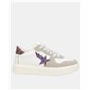 Twinset Sneakers Donna 222TJT014 Stella Glitter Platform, Bianco ottico