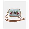 Braccialini Borsa Tracolla Donna Zoe B13207-197 Camera Bag Vera Pelle, Celeste