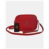 19V69 Italia by Versace Borsa a Tracolla Donna Modello Luna Blanch Rossa Trapuntata, Rosso