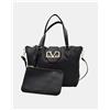 19V69 Italia by Versace Borsa Donna a Mano e Tracolla Modello Juantitia, Nero
