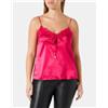 Pinko Top Donna Satin Streck, art. Tremante, taglia 38, colore rosa, Rosa
