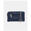 Navigare portachiavi Unisex in Pelle mod. 756-16, Blu Jeans