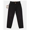 Yes Zee Jeans donna carrot fit essential raw nero art. P332, Nero