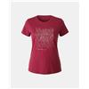 Lara Riva T-Shirt donna comfort fit 100% Cotone art. 1172, Ibisco