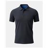 Nazareno Gabrielli Polo Uomo Cotone 100% piquet mezza manica, Blu navy