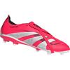 Adidas Scarpe Uomo Predator League Fold Over Tongue Fg/mg Rosso, Taglia: 10,5 UK-45 1/3, rosso