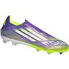 Adidas Scarpe Uomo F50 League Laceless Fg/mg Giallo/viola, Taglia: 11 UK - 46, giallo/viola