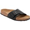 Birkenstock Ciabatte Donna Catalina Birko-flor Nero, Taglia: 38, nero