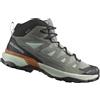 Salomon Scarpe Uomo X Ultra 360 Leather Mid Gtx Verde/grigio, Taglia: 10 UK - 44 2/3, verde/grigio