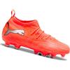 Puma Scarpe Bambino Future 9 Match Fg/ag Rosso, Taglia: 2,5 UK - 35, rosso
