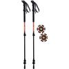 Df Mountain Bastoncini Trek Pro Fl Arancio/nero, Taglia: UNI, arancio/nero