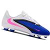 Nike Scarpe Bambino Phantom 6 Low Club Fg/mg Blu/bianco, Taglia: 2,5 Y - 34, blu/bianco