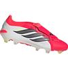 Adidas Scarpe Uomo Predator Pro Fold-over Tongue Fg Rosso/bianco, Taglia: 7 UK - 40 2/3, rosso/bianco