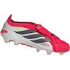 Adidas Scarpe Uomo Predator Elite Fold Over Tongue Fg Rosso/bianco, Taglia: 7,5 UK - 41 1/3, rosso/bianco
