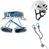 Ocun Kit Via Ferrata Twist Tech Eco Captur Lite Swivel Shard Set Blu/grigio, Taglia: M/L, blu/grigio