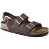 Birkenstock Sandali Milano Oiled Leather Marrone, Taglia: 36, marrone