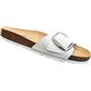 Bio Line Ciabatte Donna 129 Ingrassato Bianco, Taglia: 36, bianco