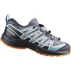 Salomon Scarpe Bambino Xa Pro V8 Waterproof Blu/grigio, Taglia: 28, blu/grigio