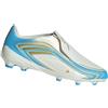Adidas Scarpe Bambino F50 Messi League Laceless Fg Azzurro/bianco, Taglia: 34, azzurro/bianco