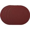 Draper 63026 - Dischi abrasivi, grana 80, confezione da 5, 200 mm, colore: Rosso