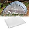 QWORK® 2 x 10 m Telo in Polietilene Impermeabile, Pellicola per Serra, Telo Plastica Trasparente, per Giardini, Edifici