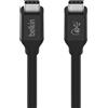 Belkin CONNECT - Cavo USB - da USB-C (M) a USB-C (M) - USB 3.2 / USB4 / Thunderbolt 3 - 80 cm - Alimentazione USB (100 W)
