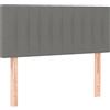 vidaXL Testiera grigio scuro 80x5x78/88 cm Tessuto