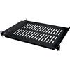 LogiLink Professional SF1C40B LogiLink Ripiano da 19", 1 U, montaggio fisso, (P) 300 mm, nero
