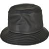 Flexfit Cappello Unisex in Finta Pelle, Nero, Taglia Unica, Nero, Taglia Unica