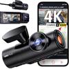 VANTRUE N4 Pro 4K +1080P+1080P 3 Lent STARVIS 2 Sensor Dash Cam, 5GHz WiFi GPS Telecamera per Auto, 3xHDR IR Dashcam Auto, Controllo Vocale 24h. Modalità di Parcheggio Buffer, 3.19" IPS Max 512G