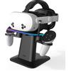 KIWI design Dock di Ricarica per Accessori Quest 3S/Quest 3/Quest 2/Quest Pro, Accreditate da Meta