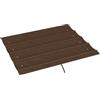 Outsunny Copertura Retrattile per Gazebo Pergola con 8 Fori di Drenaggio, Tetto per Gazebo SOLO in Poliestere UV30+, 286x245 cm, per Pergola da 3x2.15m, Caffè